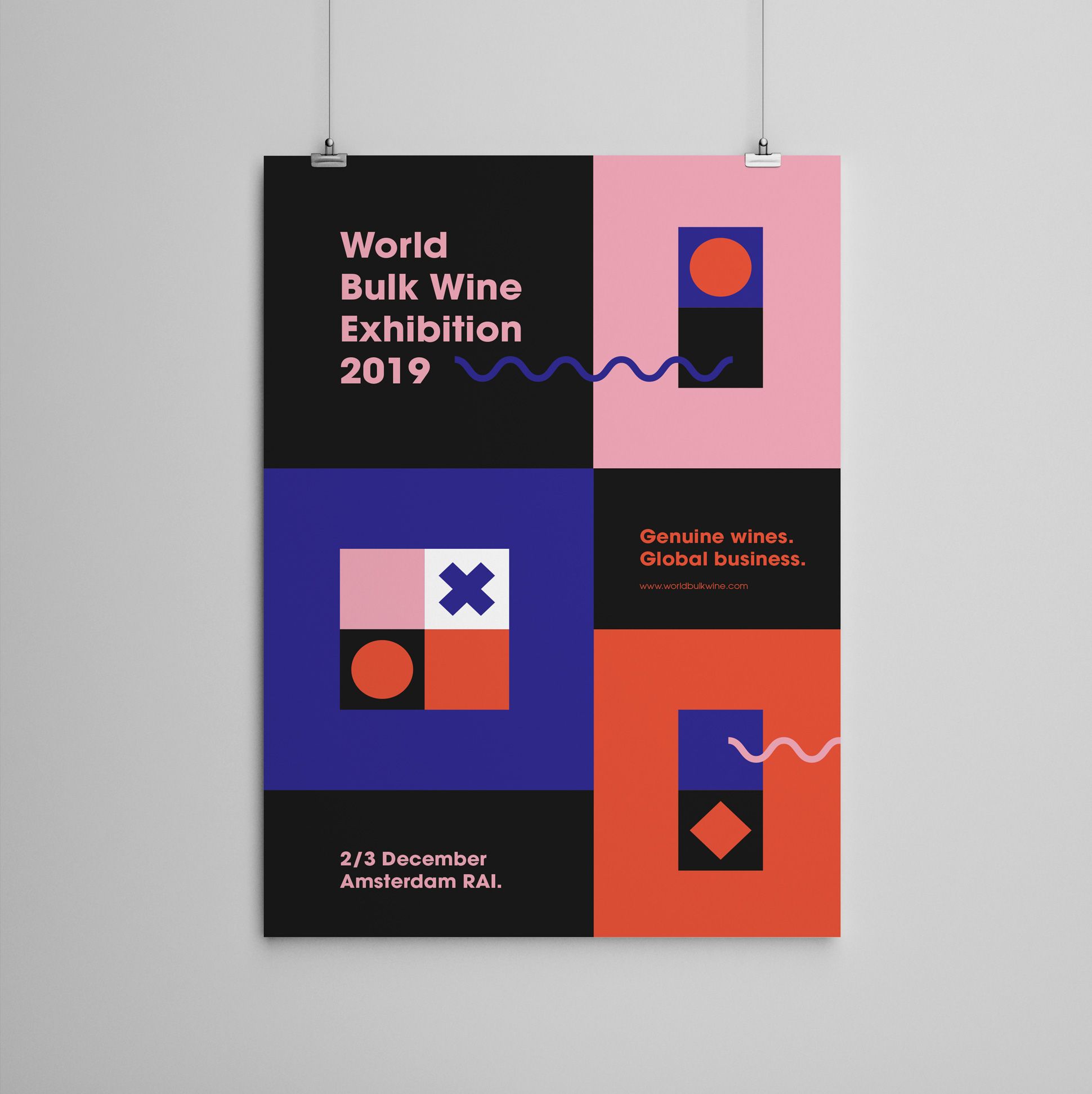 Identidad corporativa para World Bulk Wine Exhibition