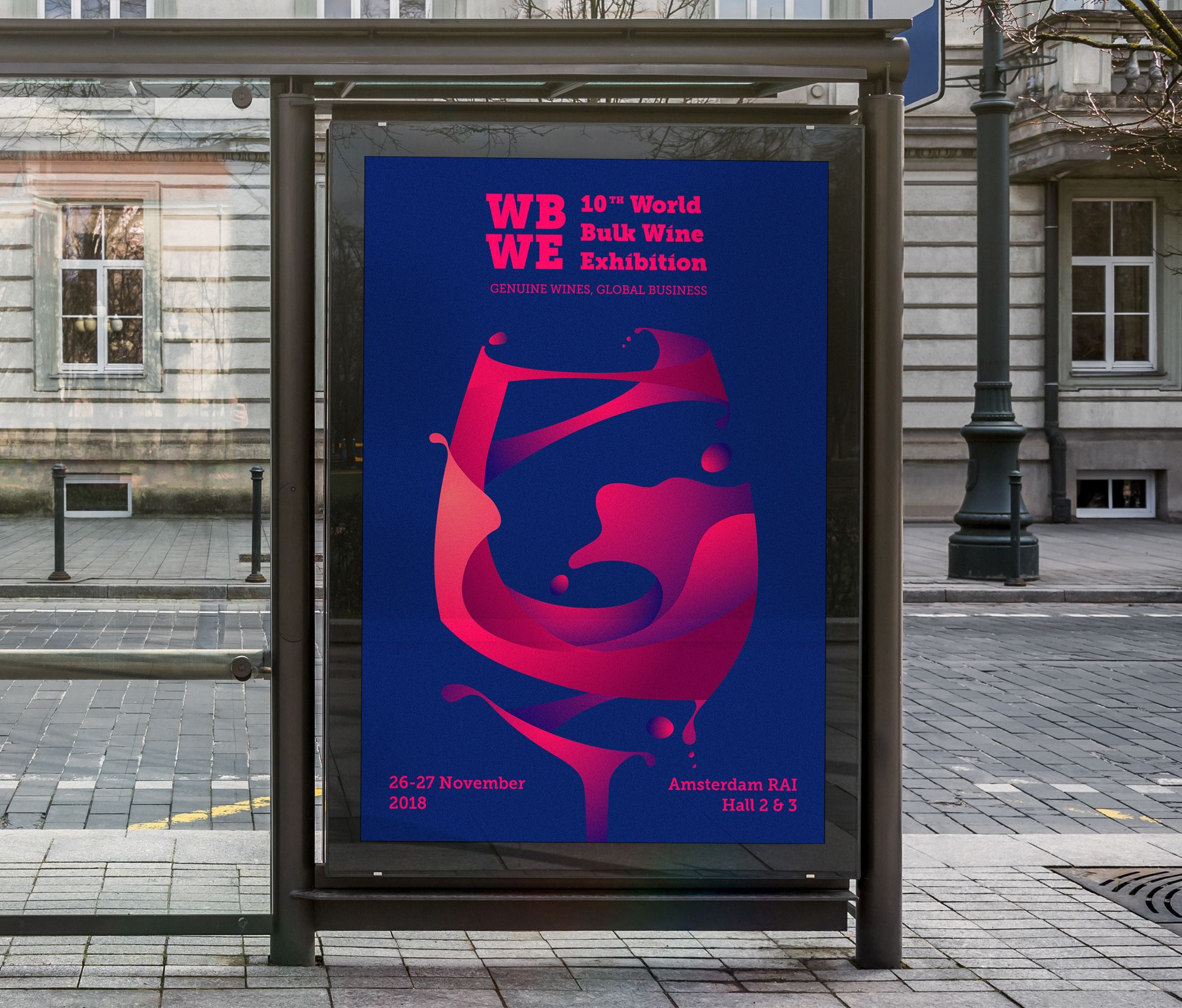 Identidad corporativa para World Bulk Wine Exhibition