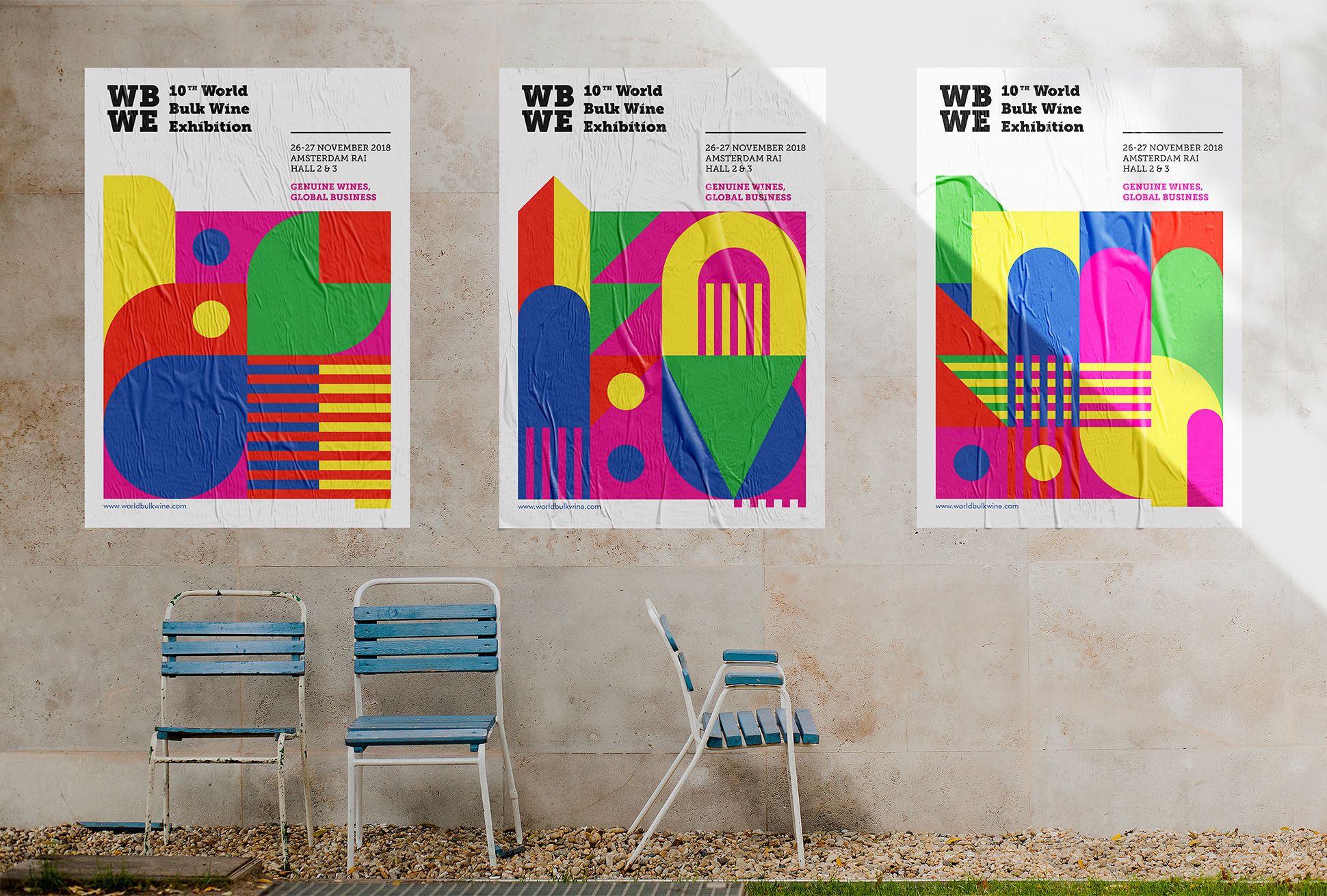 Identidad corporativa para World Bulk Wine Exhibition