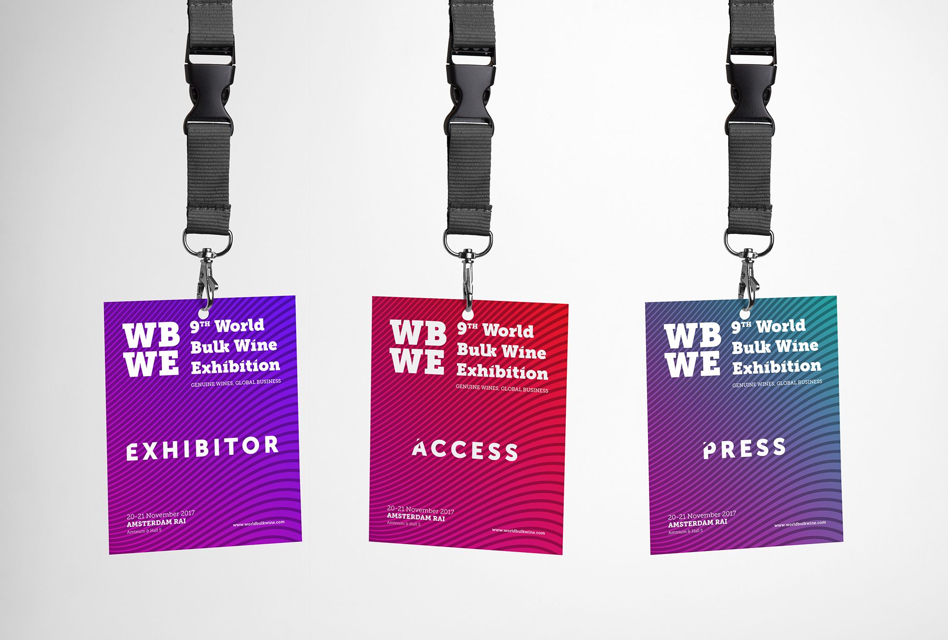 Identidad corporativa para World Bulk Wine Exhibition