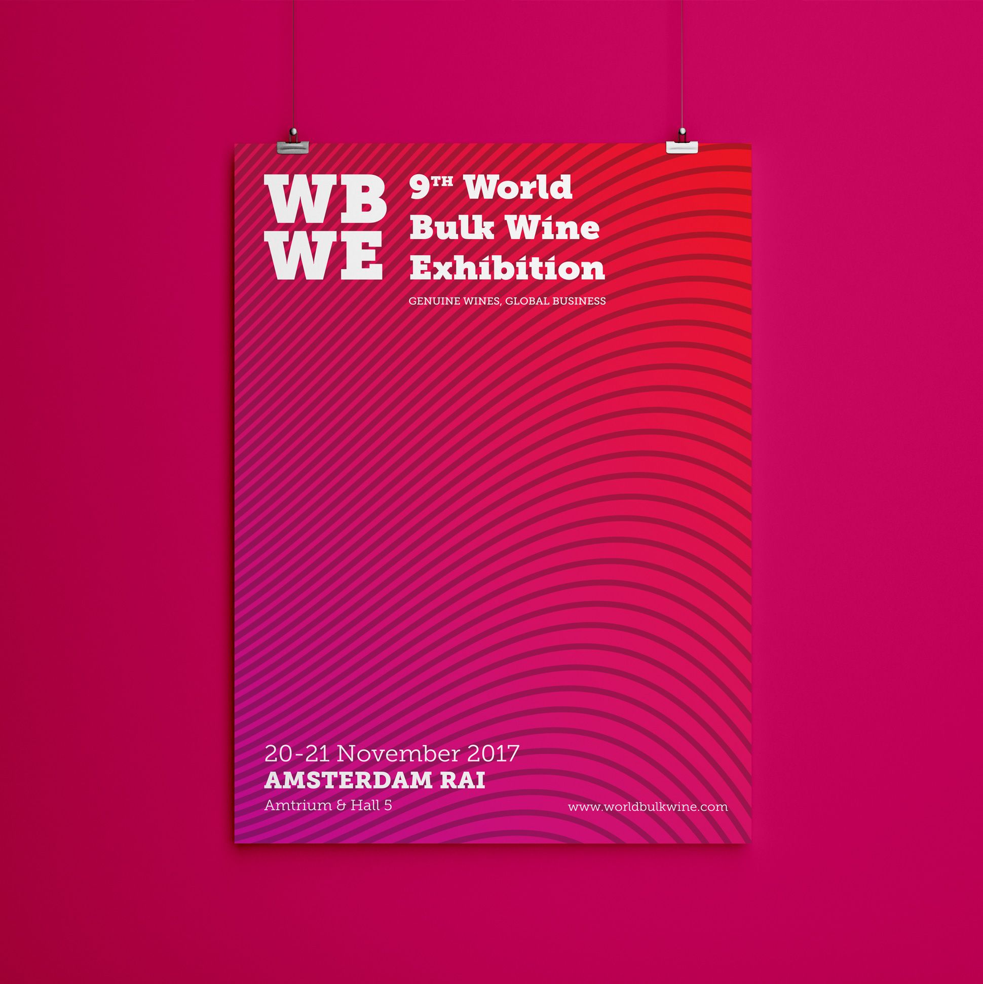 Identidad corporativa para World Bulk Wine Exhibition